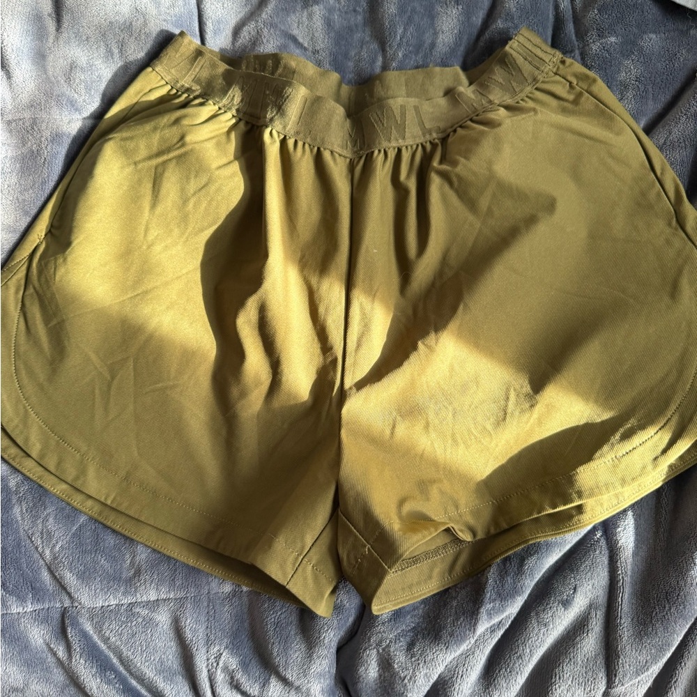 Madewell Olive Athleisure Shorts